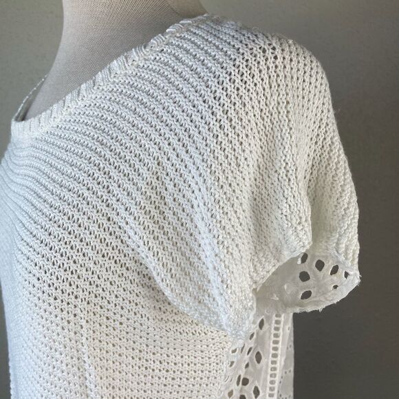 NWT Lucky Brand Sleeveless Loose Knit Sweater Top - Picture 4 of 11